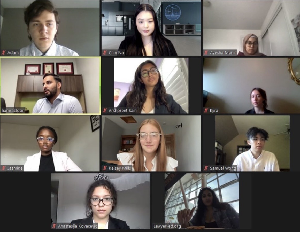 EDGE cohort participants on a virtual session
